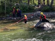 Water rescue training